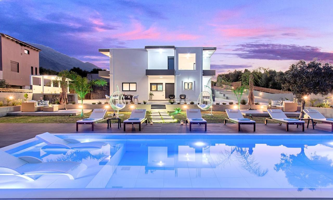 Stavento Luxury Villa Private Pool Georgioupoli Exteriér fotografie